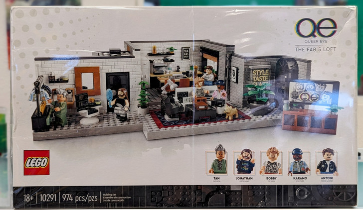 10291-C LEGO® Queer Eye – The Fab 5 Loft (Retired) (Certified)