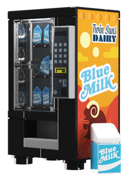 Blue Milk Vending Machine