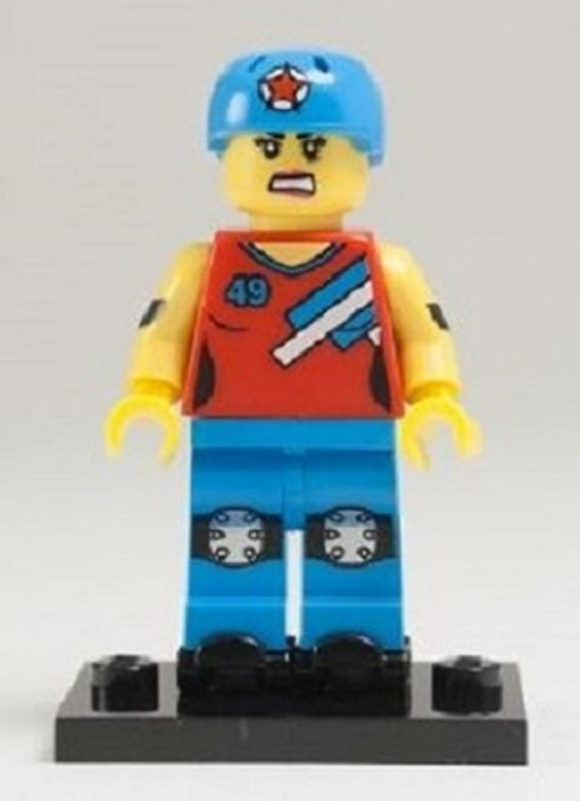 COL09-8 LEGO® Roller Derby Girl