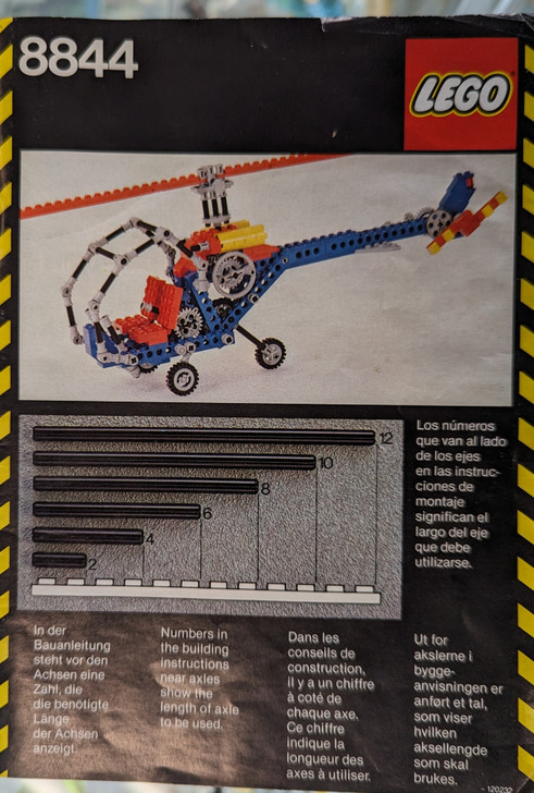 8844-U LEGO® Helicopter (Retired)