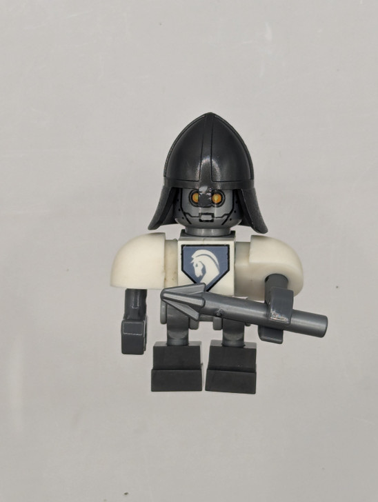 NEX002 LEGO® Lance Bot - White Shoulders, Flat Silver Helmet