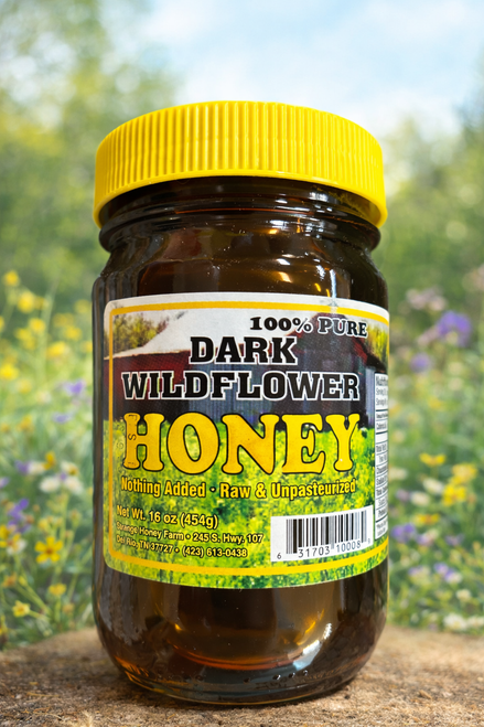 Dark wildflower honey for sale online.
