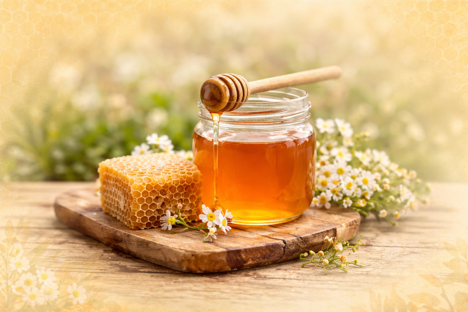 Wildflower honey from native blooms