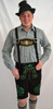 Black Cow Lederhosen (LEDBLK3-100) with suspenders