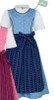 Blue 3pc dirndl (#52419)