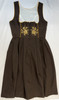 Jumper - Brown Embroidered bodice