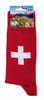 Fun socks - SWITZERLAND - red