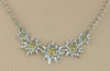 JN107 Edelweiss 5-flower necklace