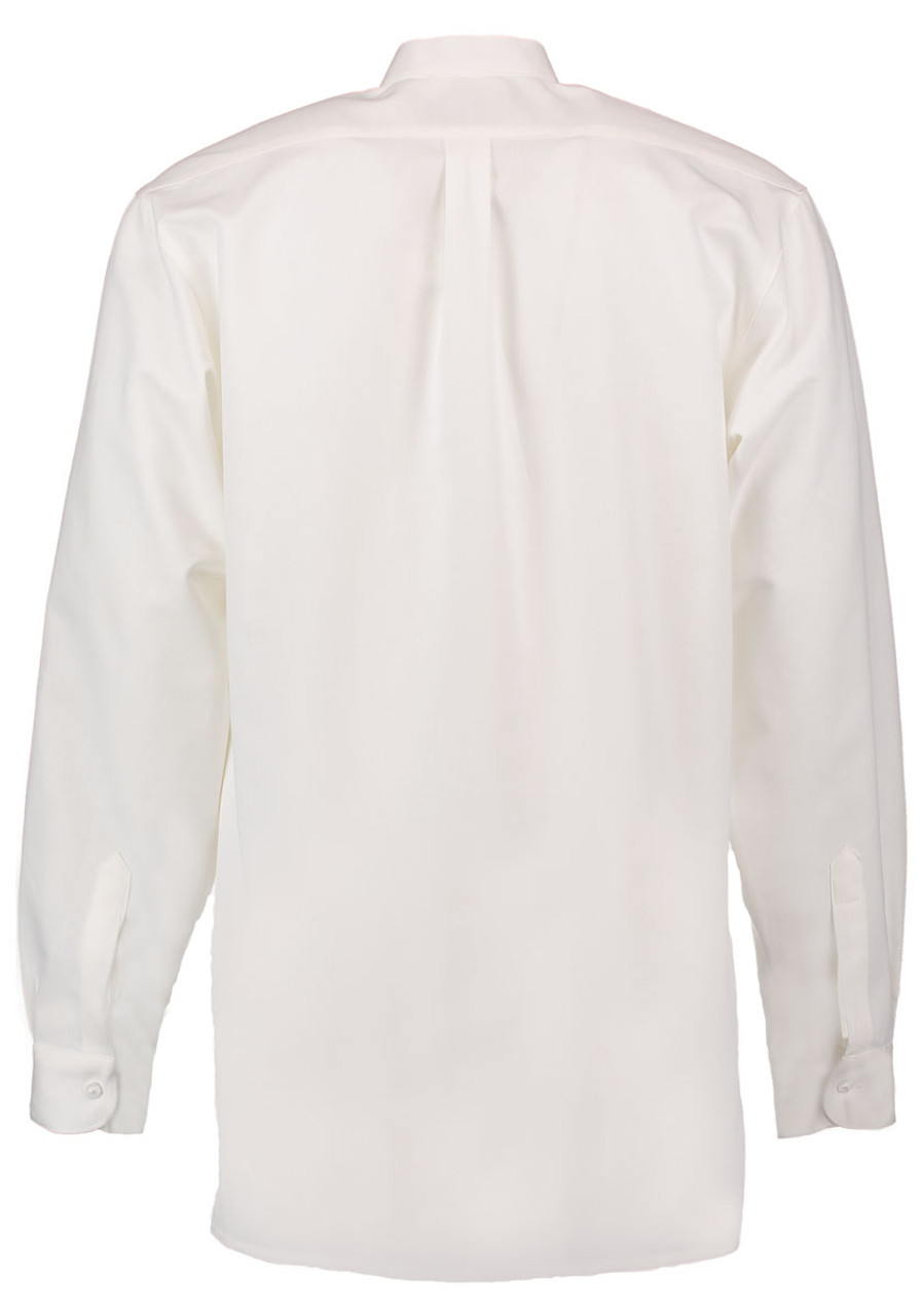 White Pullover stand up collar with tab (SH-104TPO) - German Import Haus