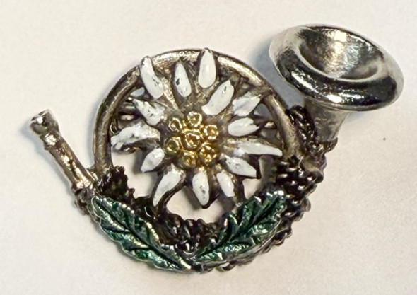 HP8902 Hunter's Horn with Edelweiss