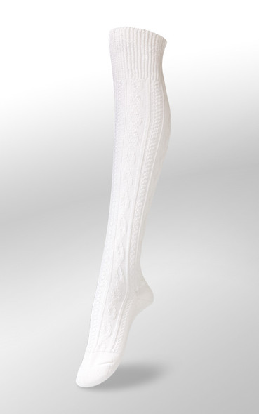 Veith #190 White Bundhosen Socks