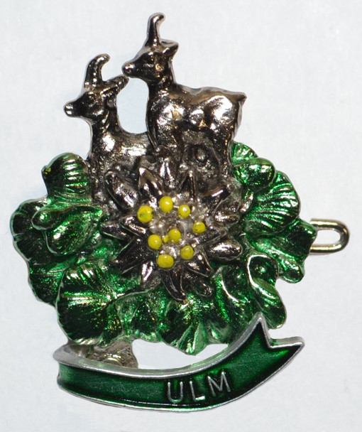 HP8482  Antelope w/flowers hat pin ULM