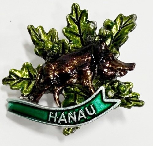 HP8912 boar w/leaves HANAU