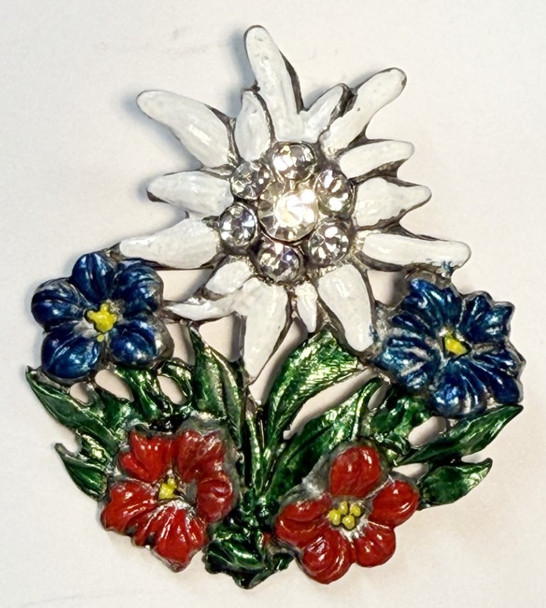 HP8909 Edelweiss, Enzian, Almrausch Flowers- Large