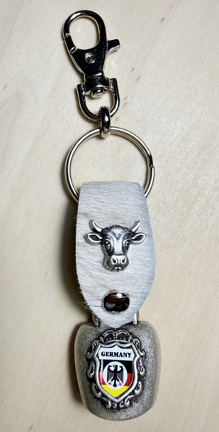 #BKC091 - Bell keyring w/cowhead