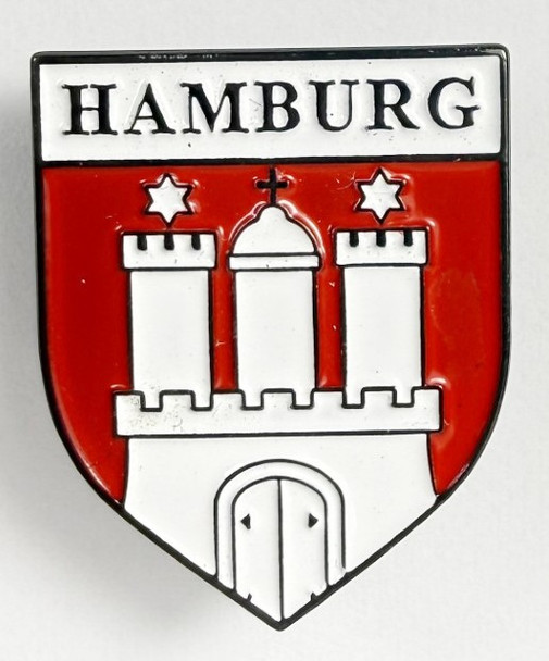 HP8534 Hamburg Crest Hat Pin