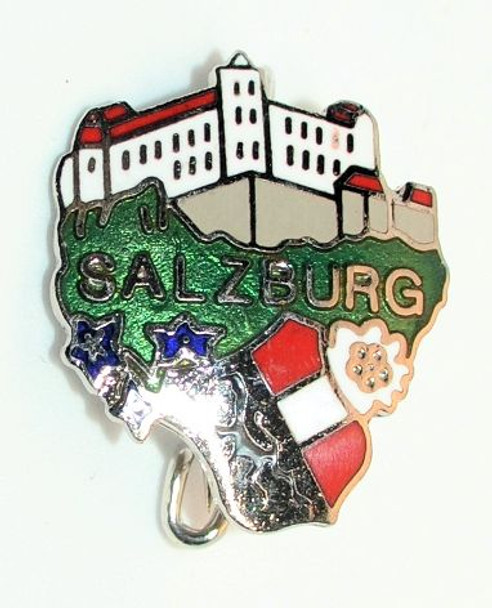 HP8826 SALZBURG Castle Crest Hat Pin