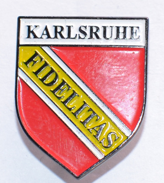 HP8528 KARLSRUHE Crest Hat Pin