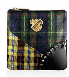 MAC Make-Up Bag (Yellow Plaid) from the Tartan Tale Collection