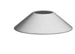 Shade for Bollard Lighting in Satin Chrome Finish  |  64-CAN-01-CRM