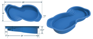 The Kingsbury 25 ft x 12 ft  |  Kingsbury