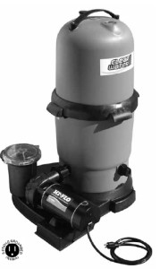 67 Gpm D.E. Ii Filter 1.0 Hp, 1 Speed, 3' Nema | 520-5027-6S
