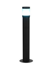 Warm White Bollard Light with 15 ft Cable in Black Finish  |  45-PAL-GL9-WW-PLC-5-BLK