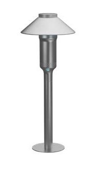 Cool White Path Light with 15 ft Cable in Satin Chrome Finish  |  45-PAL-GL9-CW-PLS-5-CRM