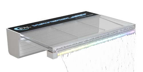 EvenFlow 2 ft 0 in Long Waterblade with Rear Feed including Multi Color Light with 80 ft Cable  |  64-EFWBL-2-6N-R
