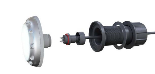 Evenglow Cool White Fiberglass Pool & Spa Light with 80 ft Cable & Plug  |  64-EGFCW-80