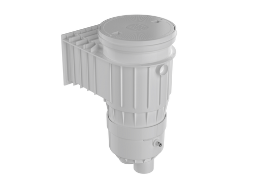 Bonded Wide Mouth Vinyl Liner In-Ground Skimmer 2in S 9in Throat - White | 541-8500