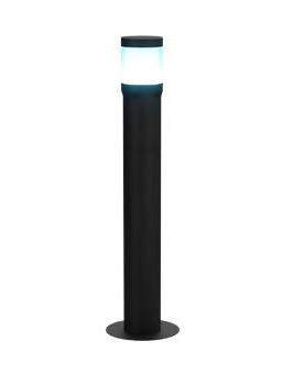 Multi Color Bollard Light with 15 ft Cable in Black Finish  |  45-PAL-GL9-RGB-PLC-5-BLK