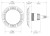 Evenglow Warm White Fiberglass Pool & Spa Light with 150ft Cable & Plug  |  64-EGFWW-150