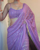 Mirror Emb fancy Saree