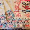 Jamdani Silk Beige Fl