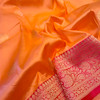 Handloom Katan Silk Peach S.Buti