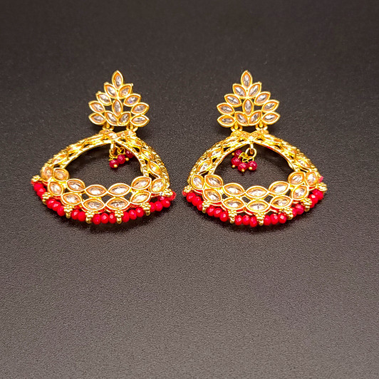 Vennila Earrings Red