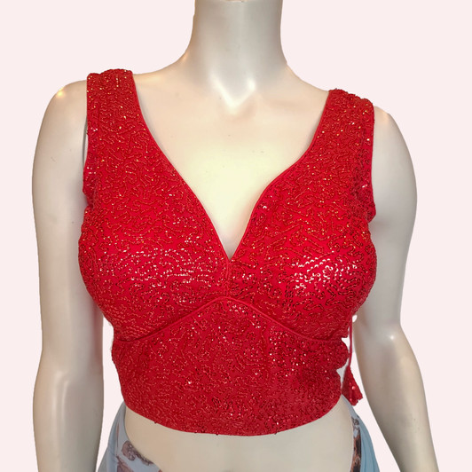 Chic Sequins Red