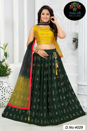 Oorvasi lehenga D Gr/Must