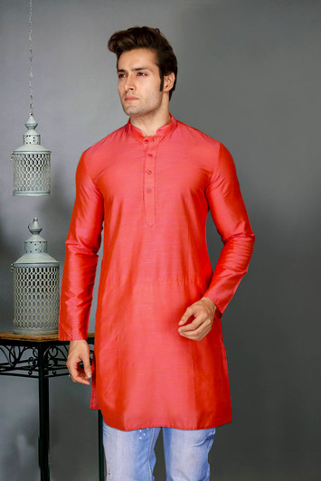 SHORT  KURTA HOT PINK