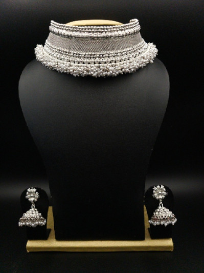 Vaithegi Choker Silver