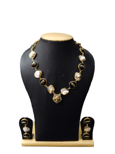 Sabya_Limestone  Necklace set