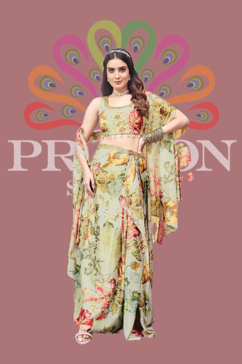 Kajol Floral Set