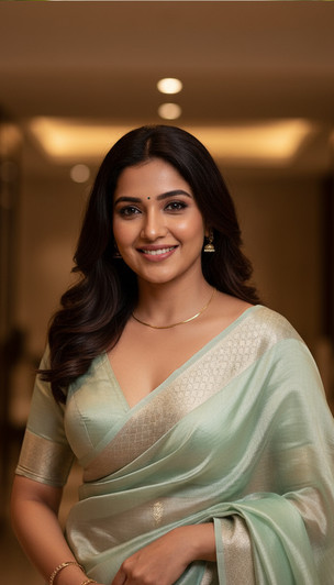 Kora  Tissue border sage