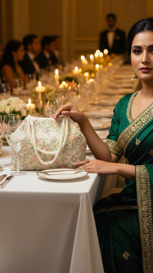 ETHNIC BEADED EMB PURSE