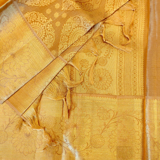Kanchipuram Silk Gold Leaf