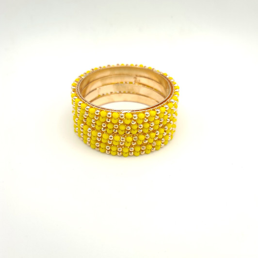 Yellow Beads 4 set