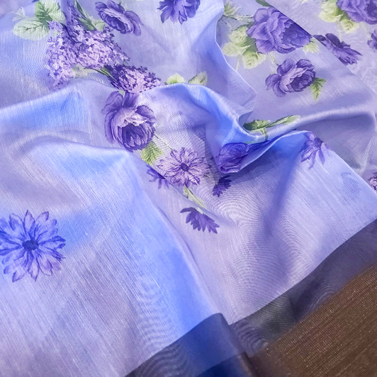 Pastel Linen Floral Lavendar Pastel Linen Floral Lavendar