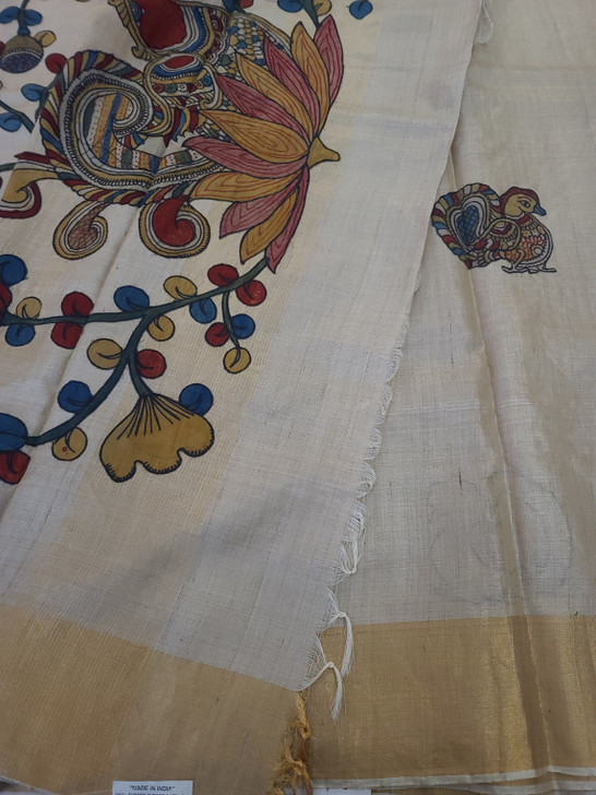 Kalamkari Tusser motives