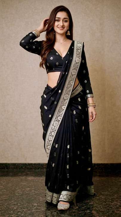 Kadhi Chiffon black